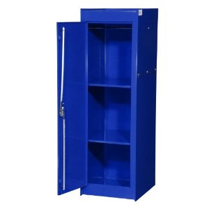 Value Series Full Side Locker Cabinet w/ 2 Fixed Shelves (Blue)