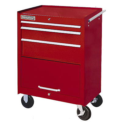 Classic Series 3 Drawer Tool Cabinet (Red)