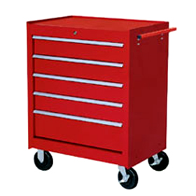 Classic Series 5 Drawer Tool Cabinet (Red)