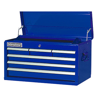 Classic Series 6 Drawer Mechanics Tool Chest (Blue)