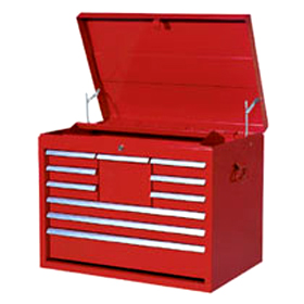Classic Series 10 Drawer Mechanics Tool Chest (Red)