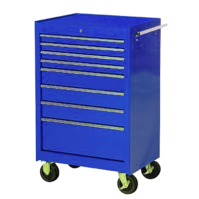 Professional Series 27" 8 Drawer Roller Tool Cabinet (Blue)