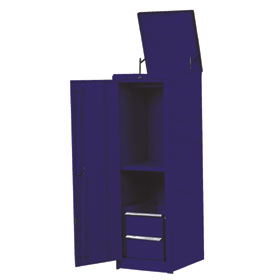 56" 2 Drawer Side Locker (Blue)