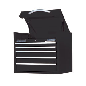 Super Heavy Duty 27" 5 Drawer Tool Chest (Black)
