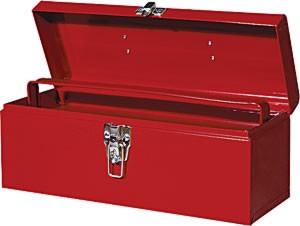 Economy Series 16" Hand Tool Box (Red)