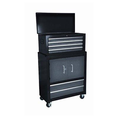Economy Series 6 Drawer Combo Tool Chest (Black)