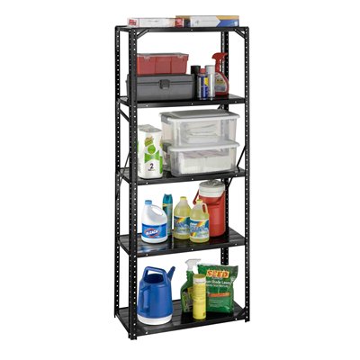 Bolted 5 Shelf Steel Shelving Unit