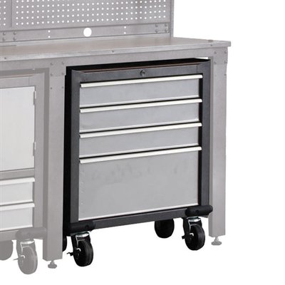 GOS II Systems 4 Drawer Garage Storage Cabinet (Gray)