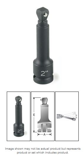 1/4" Drive x 4" Wobble Extension w/Friction Ball