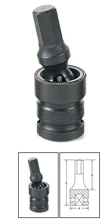 1/2" Drive x 14mm Universal Swivel Hex Driver Impact Socket
