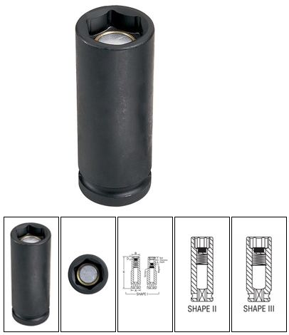 1/2" Drive x 3/4" Magnetic Deep Impact Socket...