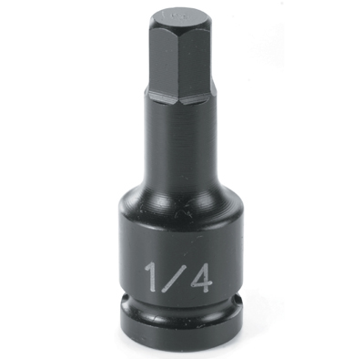 1/4" Drive 6mm Hex Impact Socket - Durable Chrome-Moly Steel