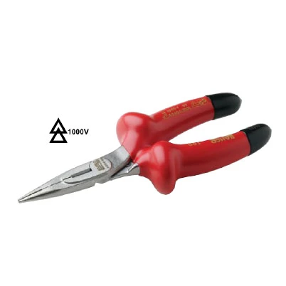 (image for) 1000V Insulated Snipe Nose Pliers 8"
