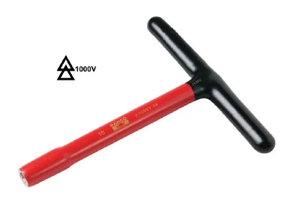 (image for) 1000V Insulated T-Handle Socket Wrench 22 mm