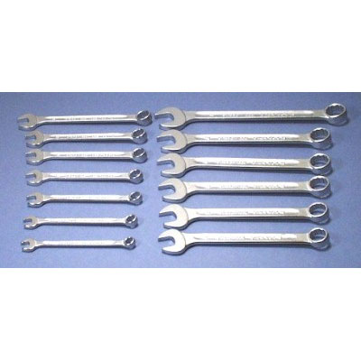 13 Metric Combo Combination Wrench Set 7-19mm 13-Pc