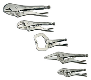 5 pc Assorted Locking Pliers Set