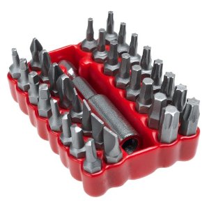 33-Piece Master Screwdriving Bit Set