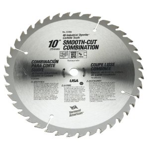 10" 40T Smooth Cut Carbide Circular Saw Blade