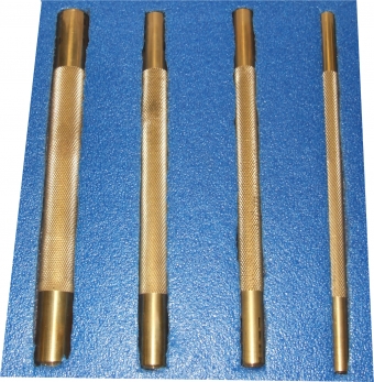 4 Piece Brass Punch Set