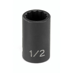 3/8" Drive x 7/16" 12 Point Standard Impact Socket
