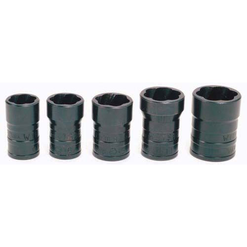 5 pc 1/2" Drive -Point SAE & Metric TURBOSOCKET® Salvage/Damaged