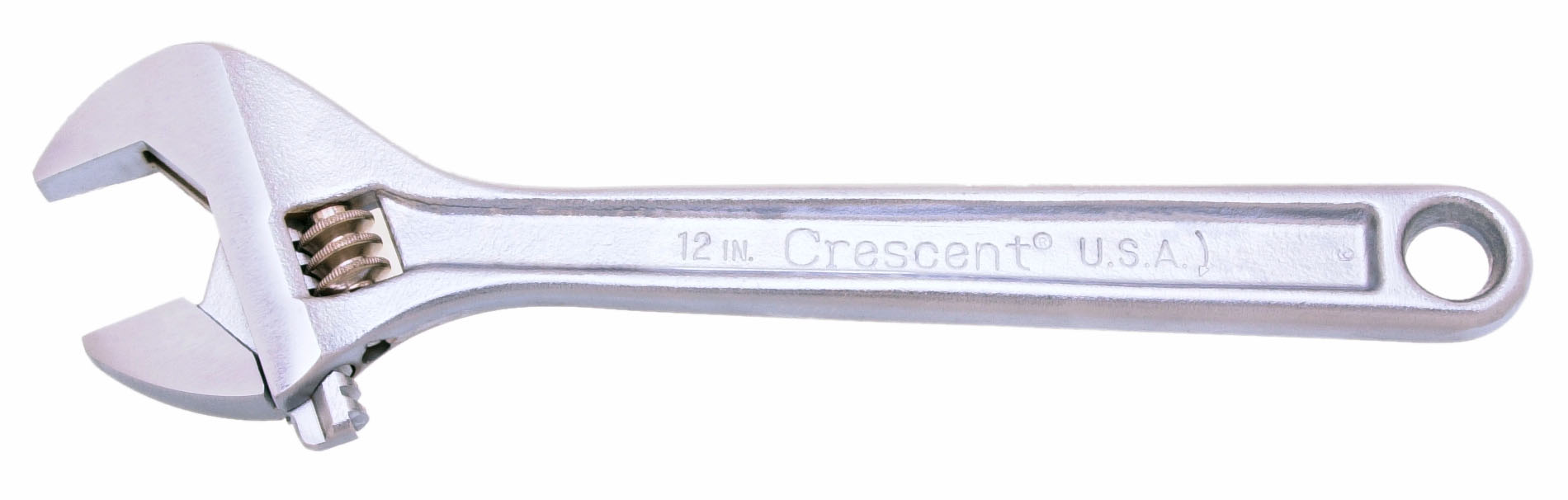 12" Chrome Finish Adjustable Wrench