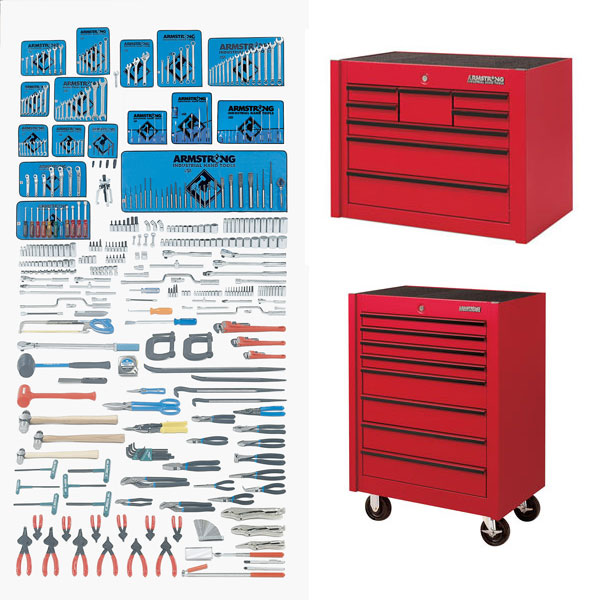 c. 1/4, 3/8 and 1/2 Inch Drive Master Mechanics Tool Set 41