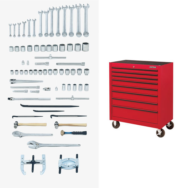 Heavy Equipment Master Tool Set 71 Pc w Industrial Series Box