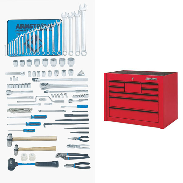 Heavy Equipment Tool Set 94 Pc w Industrial Series Box
