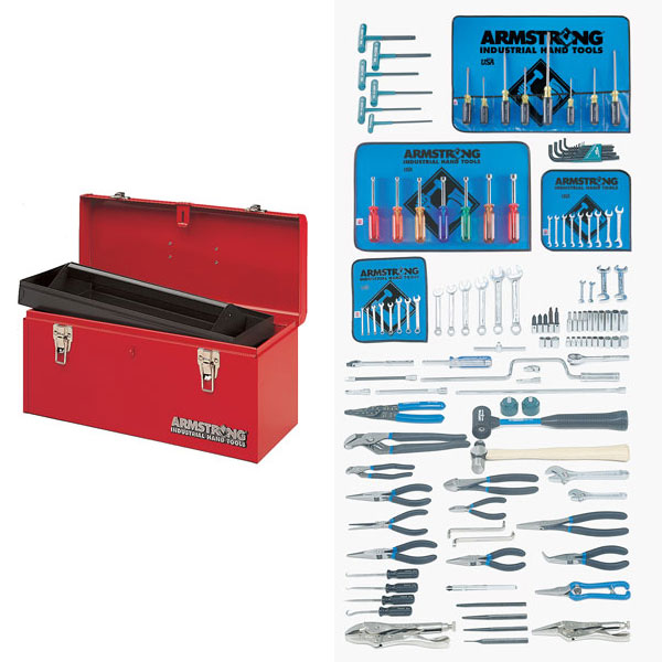 1/4 Inch Drive Small Master Tool Set w Hand Box 131 Pc