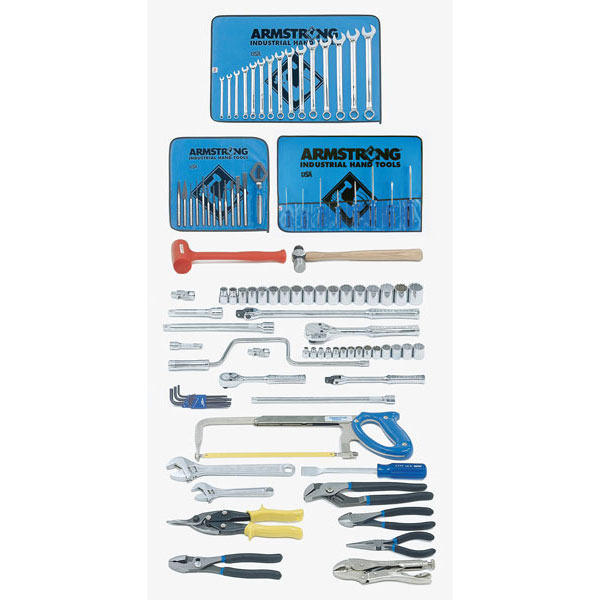 3/8 and 1/2 Inch Drive Metric Basic Tool Set 99 Pc No Box