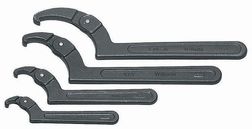 4-1/2 to 6-1/4" SAE Adjustable Hook Spanner Wrench