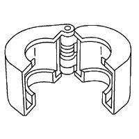 Spring Lock Coupling Disconnect Tool 5/8 Inch Black T83P-19623-C