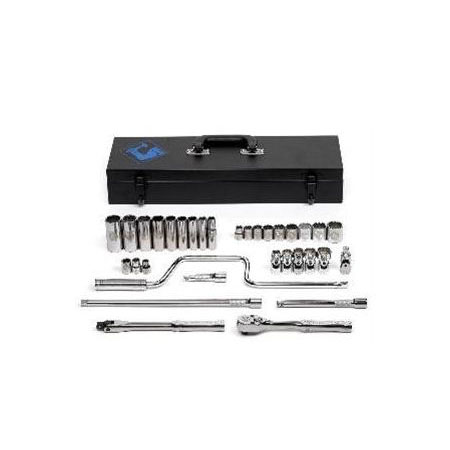 33 Piece 3/8" Drive Socket Set with Box
