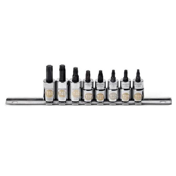 8 Piece 3/8" Drive Torx Driver Socket Set
