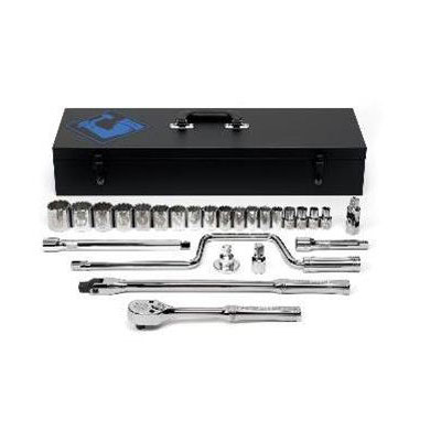 26 Piece 1/2" Drive 12 Point Socket Set