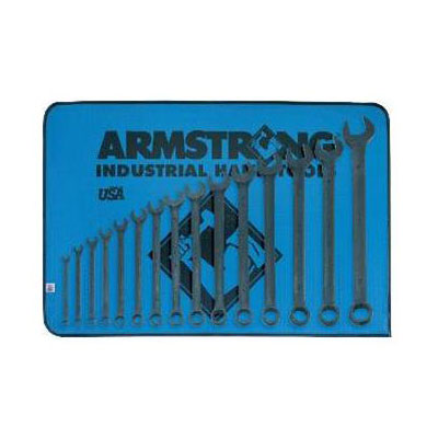 15 Piece 12 Point Black Oxide Long Combination Wrench Set