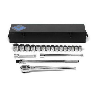 19 Piece 3/4" Drive 12 Point Metric Socket Set