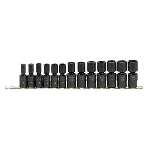 1/2 Inch Drive 6 Pt Metric Armstrong Maxx Universal Impact Socke