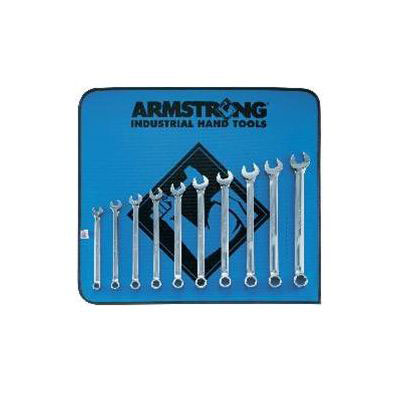 10 Piece 6 Point Metric Full Polish Long Combination Wrench Set