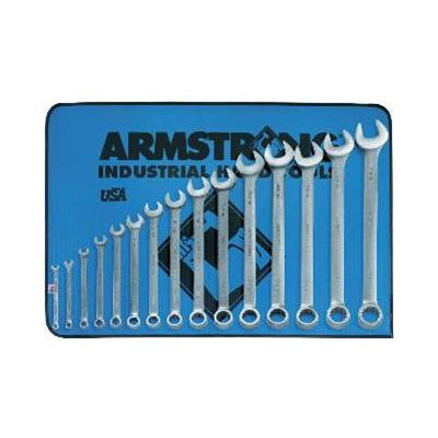 15 Piece 12 Point Metric Satin Finish Long Combination Wrench Se