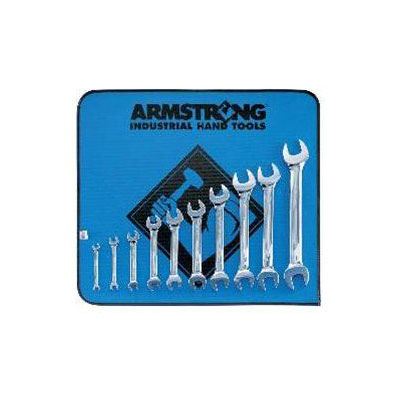 10 Piece Metric Full Polish Open End Wrench Set