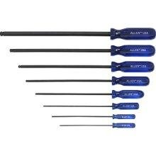 Allen 8 Piece Ball Plus Metric Screwdriver Handle Ball End
