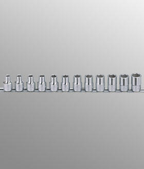 12 Pc 1/2" Drive SAE Hand Socket Set