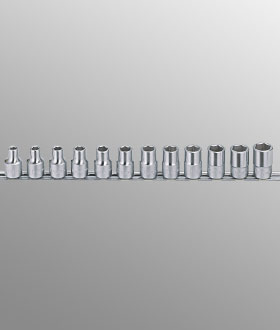 12 Pc 1/2" Drive Metric Hand Socket Set