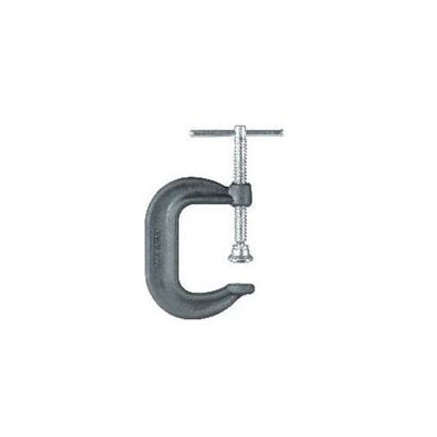 Zinc Plated Deep Throat Pattern C-Clamp with 10" Max Capacity
