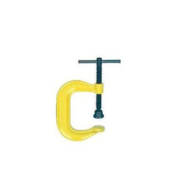 Safety Yellow Deep Throat Pattern C-Clamp with High Visibility F