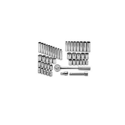 47 Piece 1/2" Drive 6 Point Standard and Deep Frac...