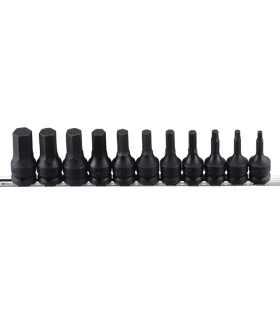 11 Pc 1/2" Drive Metric Hex Head Driver Set