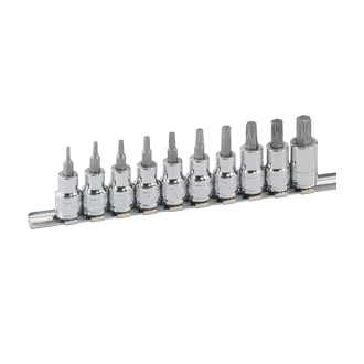 (image for) 10 Pc 3/8" Drive Star Bit Socket Set
